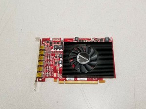 VisionTek-VT-7750x6-PCIe-2G-mD6-7750-2GB-GDDR5-Video-Graphics-Card-Used-Working