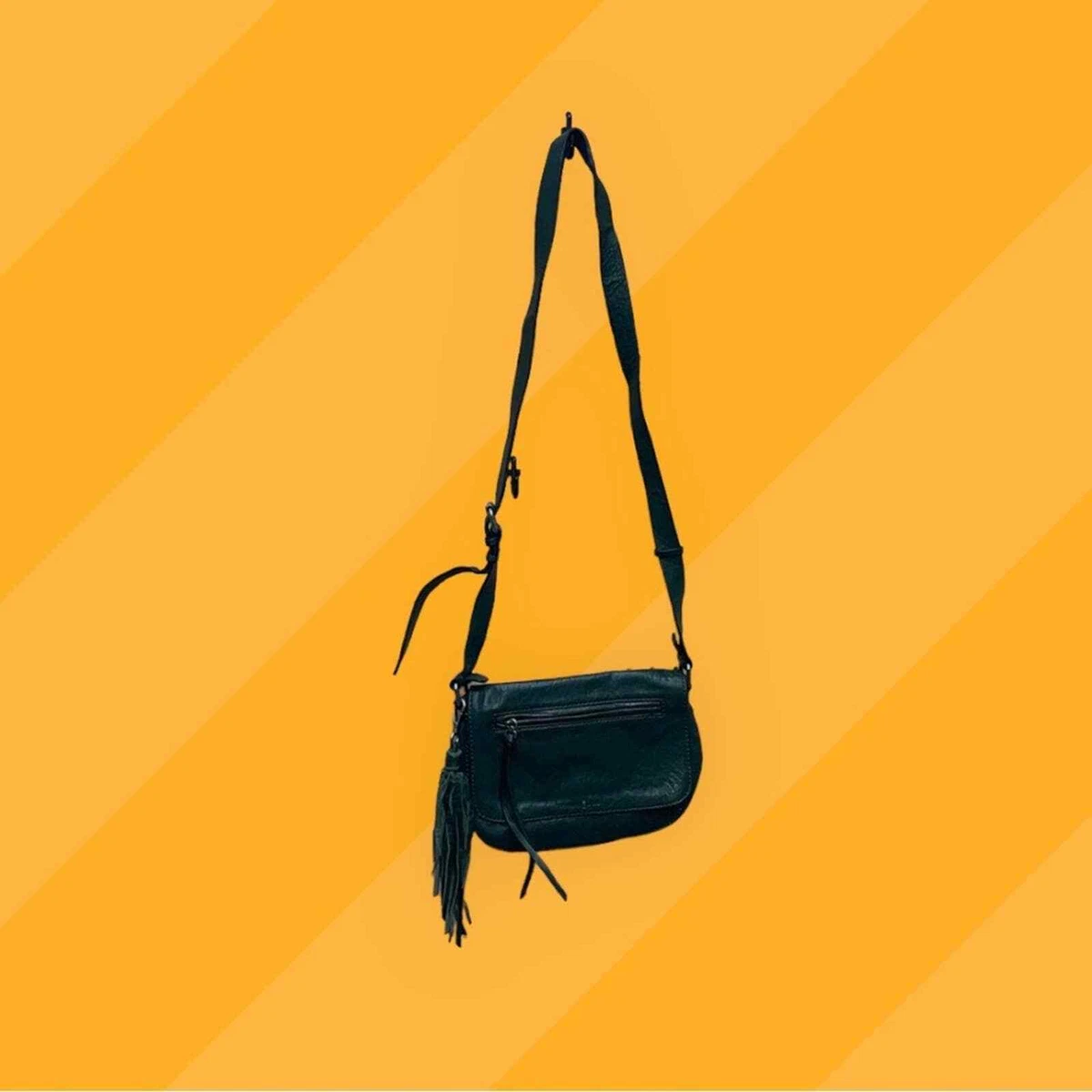 Cute green Treasure and Bond crossbody purse bag