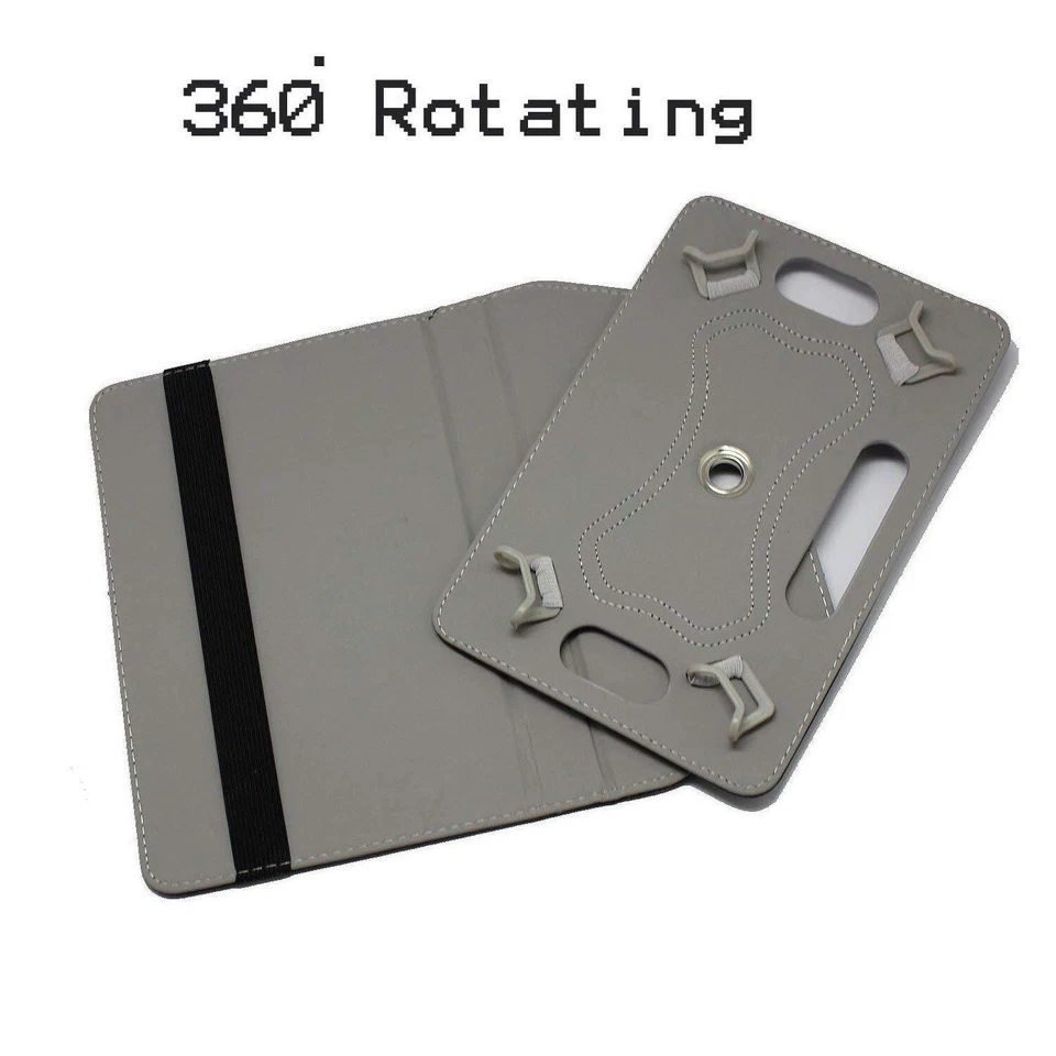 Universal Folio Flip Leather Case Cover For Android Tablet 7" 8" 9" inch Tablets - Image 2 of 4