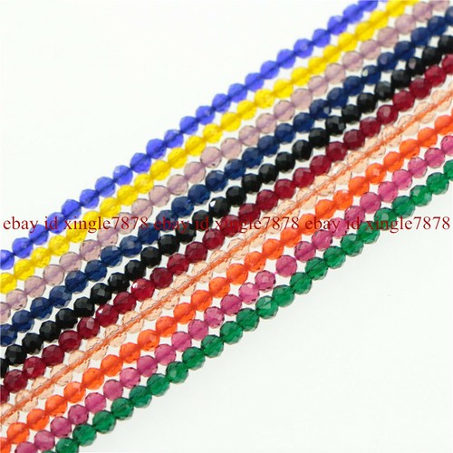 Wholesale 3mm Faceted Multicolor Spinel Gemstone Round Loose Beads 15" AAA+ - Picture 12 of 22