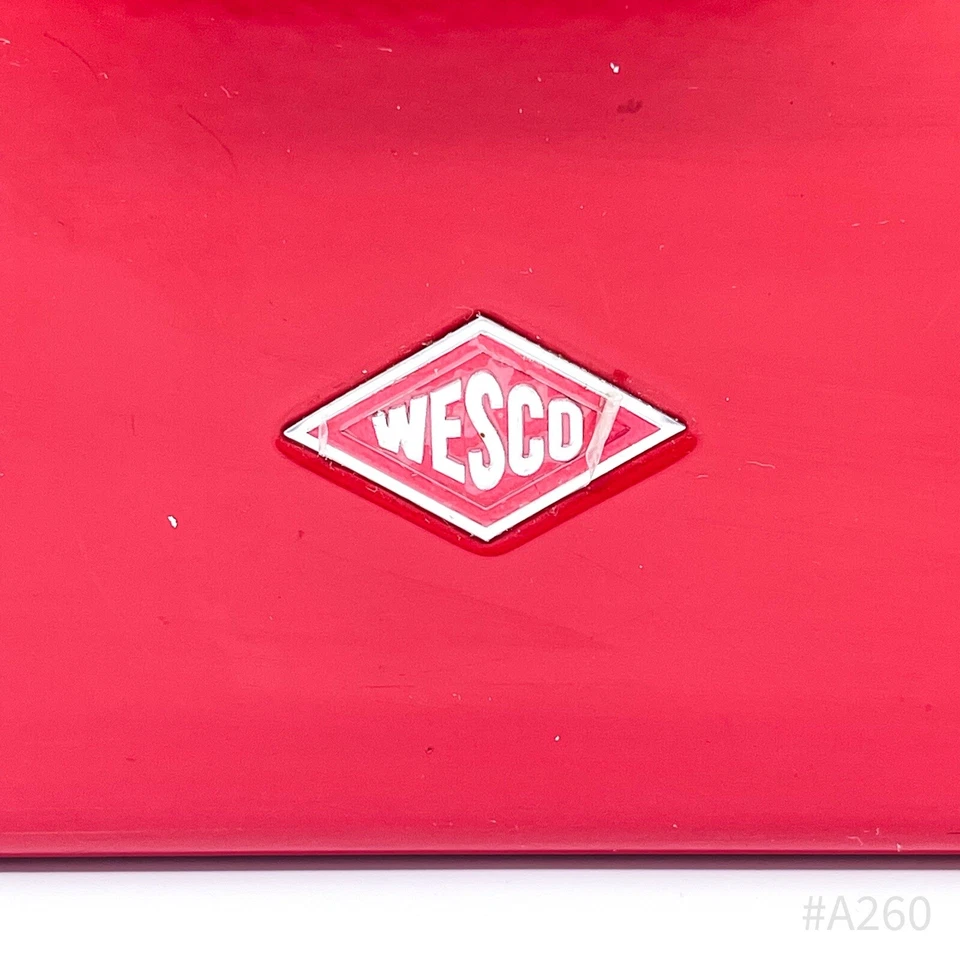 Vintage WESCO Bread Bin Bread Container Bread Box Bread Box Retro | Red 40x23x15cm - Image 4 of 4