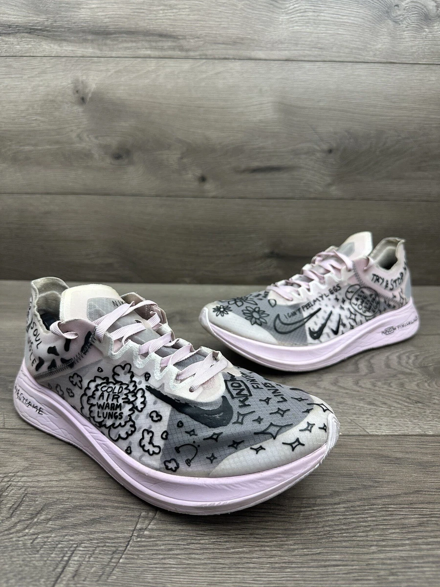 Nike Zoom SP Fast Bell Doodles Pink Foam Black AT5242-100 Size 9 | eBay