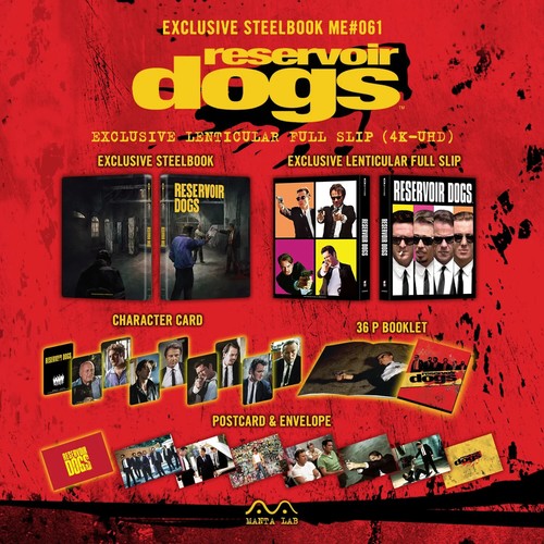 Reservoir Dogs 4k - Lenticular Fullslip - MantaLab - NEU & OVP - Bild 7 von 7