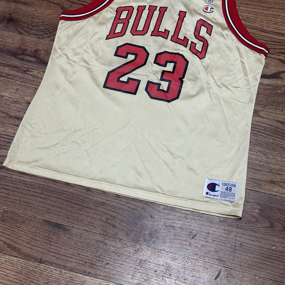 ユニフォーム BULLS JORDAN ジョーダン 23 Champion Vintage 1990's Champion NBA Chicago Bulls 23 Michael Jordan