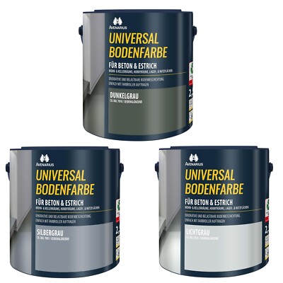 Avenarius 2,5L Fußbodenfarbe Keller Bodenfarbe Betonfarbe Farbwahl