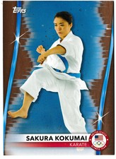  2020/2021 Topps Tokyo Olympics Team USA Bronze Parallel #12 Sakura Kokumai