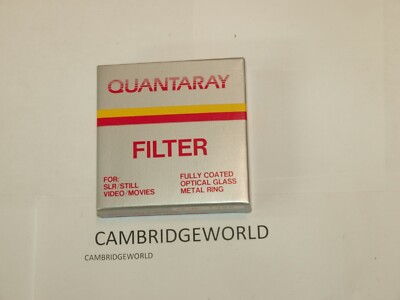 QUANTARAY 62mm  UV ULTRAVIOLET SCREW in OPTICAL GLASS FILTER MC MULTI COATED