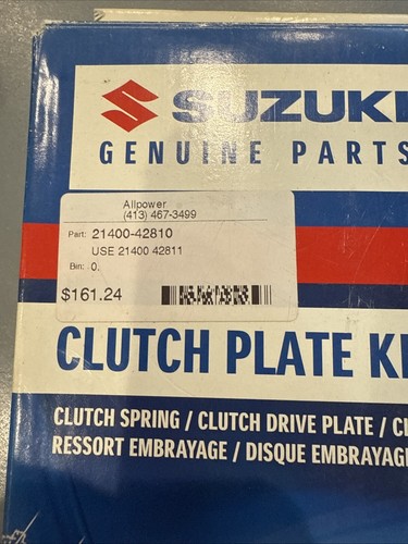 OEM SUZUKI 2008-2010 GSX-R600/750 Genuine Complete Clutch Plate Kit 21400-36840 - Picture 2 of 4