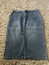 Gap Women's Knee Length Denim Jean Skirt, Size 4, Great Condition  