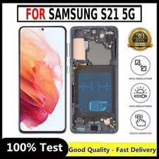Samsung Galaxy S21 5G SM-G991 LCD+Frame Touch Screen Display Replacement Black