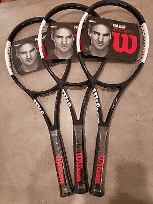 Wilson Pro Staff RF97 Autograph v12 Tennis Racquets 4 3/8 Wilson Pro Staff RF97 Autograph v12 Tennis Racquets 4 3/8