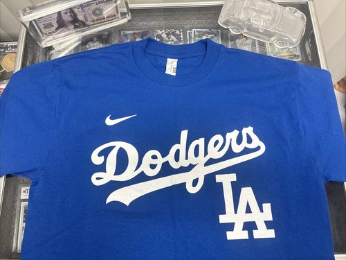 SHOHEI OHTANI #17 LOS ANGELES DODGERS Blue T-SHIRT SIZE Mens Medium - Picture 2 of 6