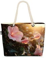 Rosa HibiskusblüTe Strauch Blume Beach Bag HibiskusblüTe Hibiscus Lotus Pflanze