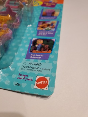 Polly Pocket- Polly Loves Bear Bracelet - 1995 - Vintage - In Box 14501 - Picture 2 of 8