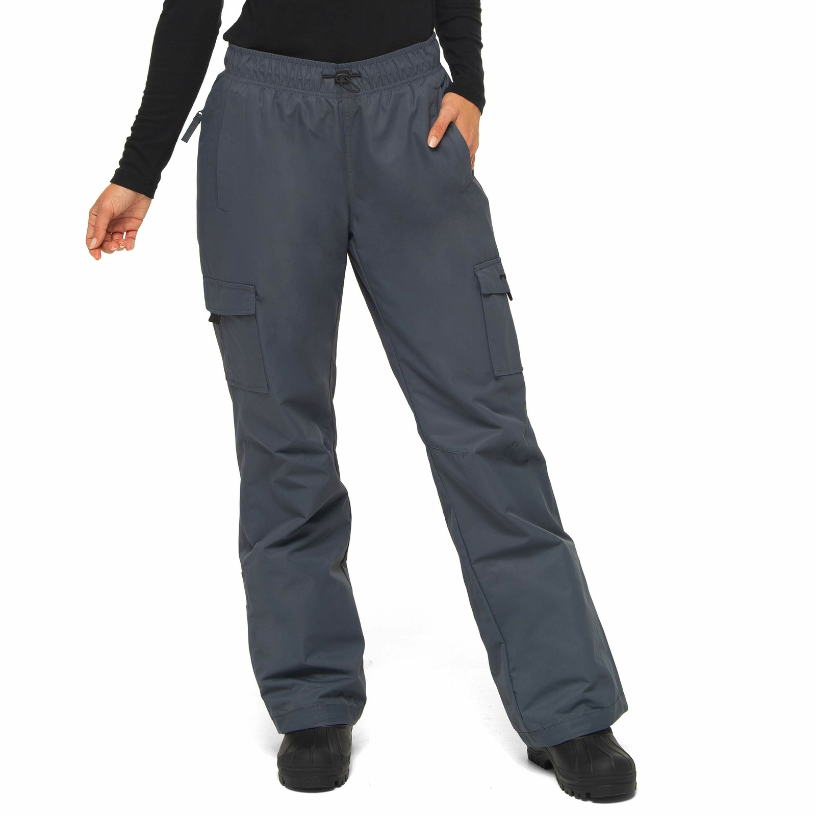Arctix Womens Lumi Pull Over Fleece Lined Cargo Snow Pants 3X 24W-26W Regular Steel Arctix Womens Lumi Pull Over Fleece Lined Cargo Snow Pants 3X 24W-26W Regular Steel