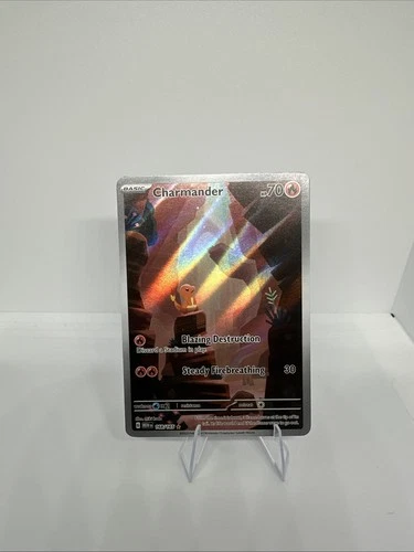 Scarlet & Violet Charmander Holo PSA9 168/165 SV 151 Series