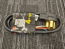 Morris 89239: 4FT Range Cord 4 Conductor Grounded Black 125/250V 40 Amp