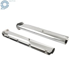 1 Pair 30 Stainless 2-12 Bolt Spring Loaded Mud Flap Hangers Straight Tapered 1 Pair 30 Stainless 2-12 Bolt Spring Loaded Mud Flap Hangers Straight Tapered
