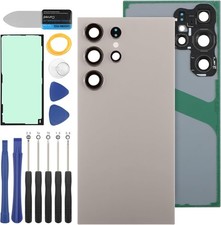 Back Cover Glass Replacement for Samsung Galaxy S24 Ultra 5G 2024 Rear Back