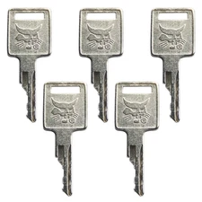 5pcs Bobcat Ignition Key 6693241 Fits Skid Steers, Excavators, Loaders Free ship