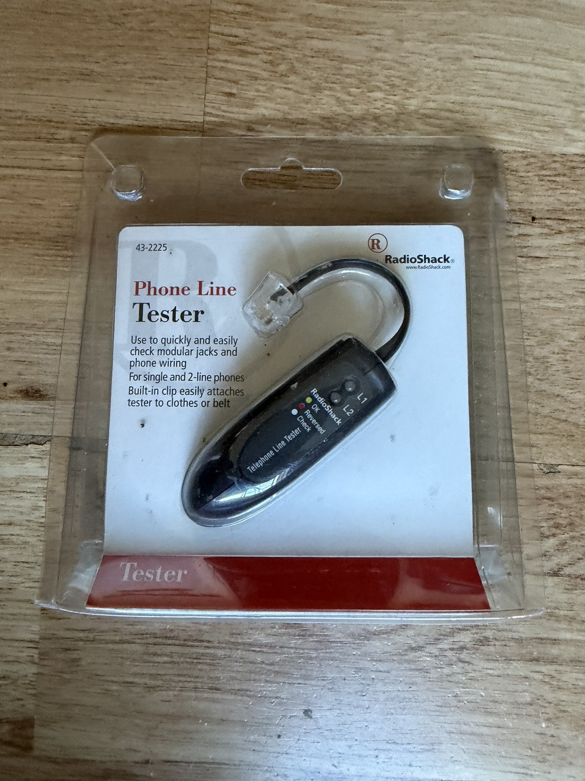Radio Shack #43-2225 Phone Line Tester NEW