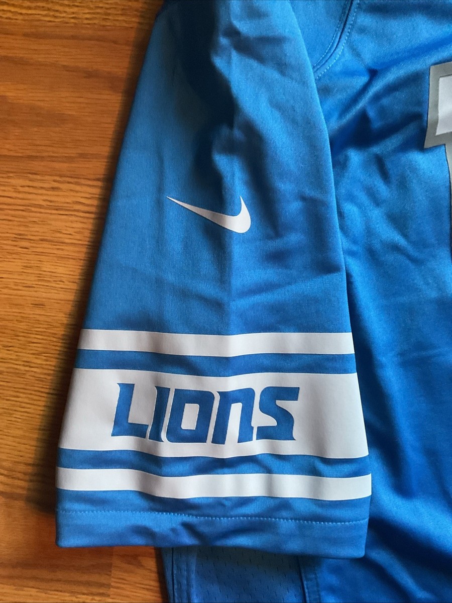 NIKE NFL DETROIT LIONS 15 TATE Ⅲ Jersey Nike On Field Jersey Detroit Lions #15 Golden Tate III Size