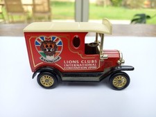 LLEDO FORD MODEL T VAN in Red - promotional version for the Lions Charity. 