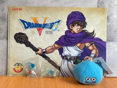 Dragon Quest V Clear File Octopus Slime Strap Mascot Plush