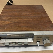 Vintage Realistic SCP-5 Auto-Reverse Cassette Player 14-619 WalnutGrained Untest