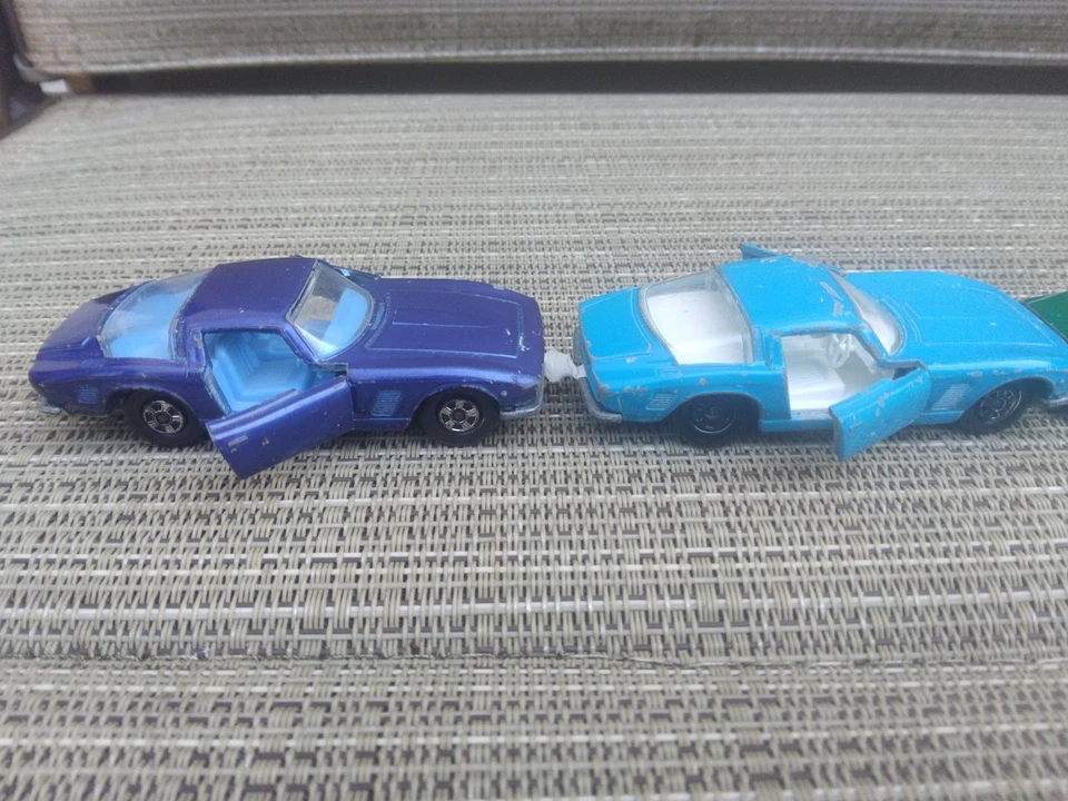 SET 4 Vintage MatchBox Cars. 2 Super fast #14, 2 Ferraris Berlinettas #75 - Image 4 of 4