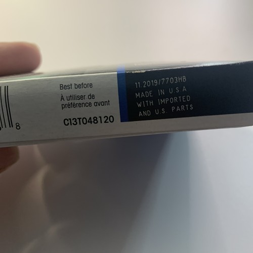 Oryginalny czarny atrament Epson 48 T048120 do R200 220 300 300M 320 340 RX500 600 620 - Zdjęcie 7 z 10
