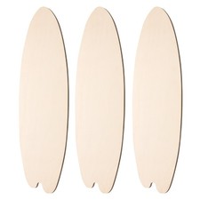 3 Pcs Planche De Surf Deco Murale Bois Vierge Decoration Ete Plage Décor Mini