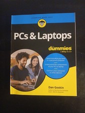 PCS and Laptops for Dummies by Dan Gookin (2024 Trade Paperback) Book PCS and Laptops for Dummies by Dan Gookin (2024 Trade Paperback) Book