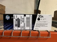 HP NEW, 35A - Inside Packaging Sealed, CB435A, Black LaserJet Toner Cartridge.