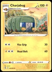 Charjabug 100/264 Fusion Strike Uncommon