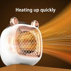 Electric Portable Heating Fan Mini Space Heater Room Small Heater Indoor Office
