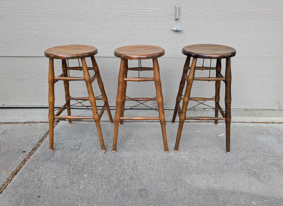 Colonial Stool 木製スツール Colonial Bar Stools (High Quality & Best Pricing)