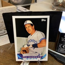Pat Borders Toronto Blue Jays #322 Topps 1993 Baseball Card