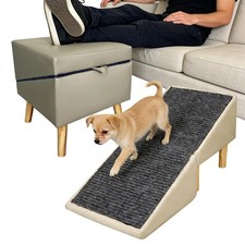 Ottoman Dog Ramp Foldable Pet Stairs Couch Bed Ramp Non Slip Wood Senior Dogs