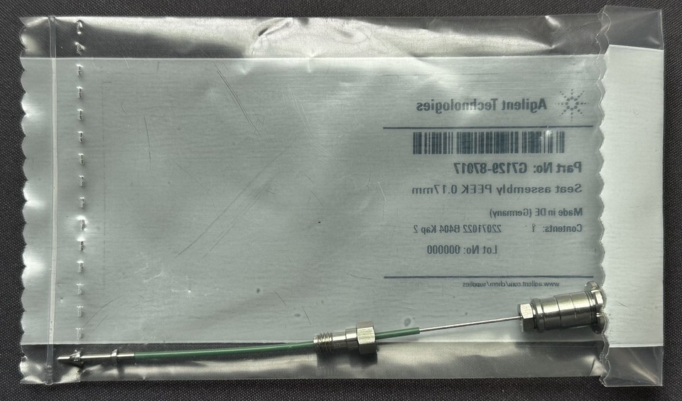 Agilent G7129-87017 Seat assembly PEEK 0.17mm - NEW SEALED | eBay