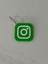Custom Instagram NFC Keychain | Tap to Share | NFC Tag Keyring | Social Media