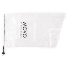 Movo Photo RC1 Clear Rain Cover for DSLR Camera  Maximum 18" Long Lens, 5-Pack