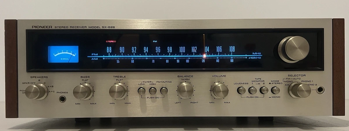 PIONEER SX-626 Vintage Stereo RECEIVER Amplifier  #