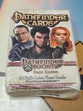 Paizo Pathfinder Complete 54 Face Cards Pathfinder Society Cards NM Box Is Worn