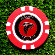 NFL Atlanta Falcons Golf Ball Marker Magnetic Poker Chip New