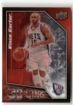 Vince Carter 2009-10 Upper Deck 3D Stars #3D-VC New Jersey Nets