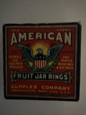 Vintage American One Dozen Fruit Jar Rings Cupples Company Manufacturers