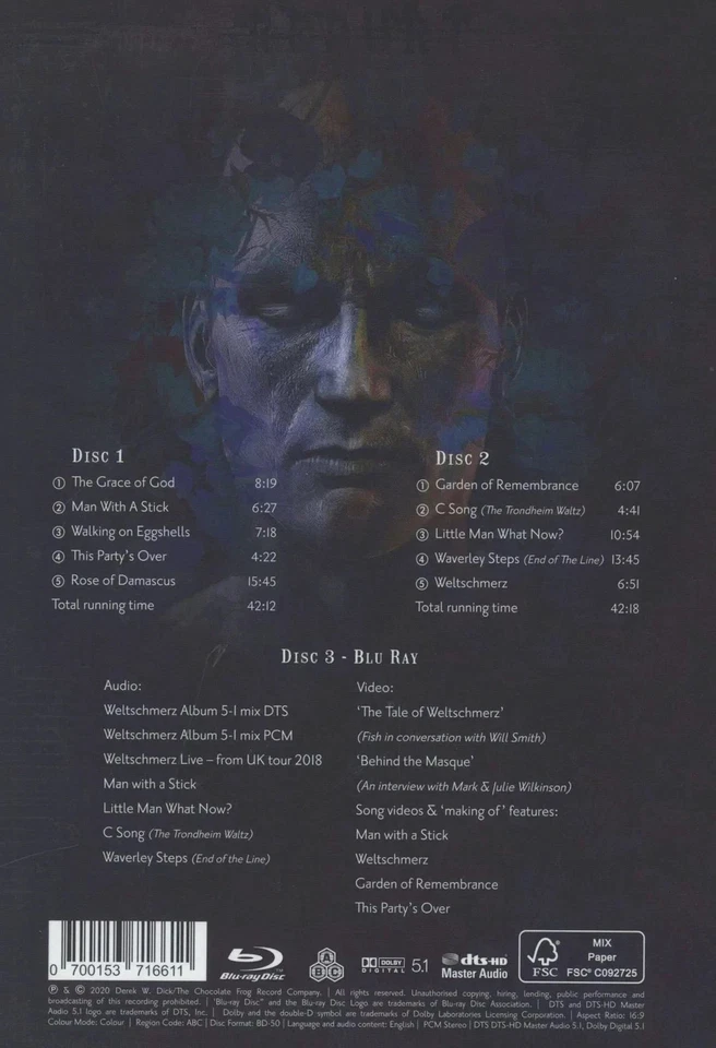 Fish ( Marillion ) * WELTSCHMERZ * DELUXE BOX SET ! OOP! - Bild 2 von 2