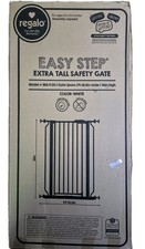 Regalo Easy Step Extra Tall Walk Thru Gate, White