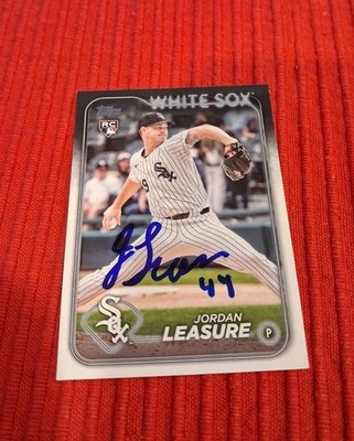 2024 Topps Jordan Leasure Chicago White Sox Autograph #US94